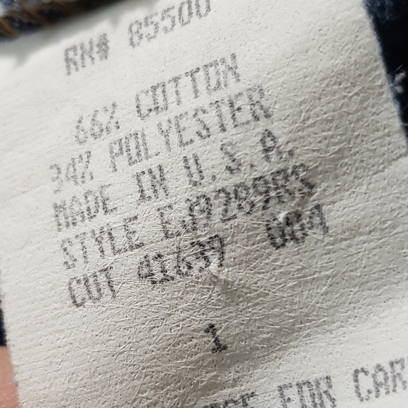 Baby Phat Vintage Bandana Denim Jean Mini Skirt Rhinestone Bedazzled Size 1/2 - Picture 6 of 8